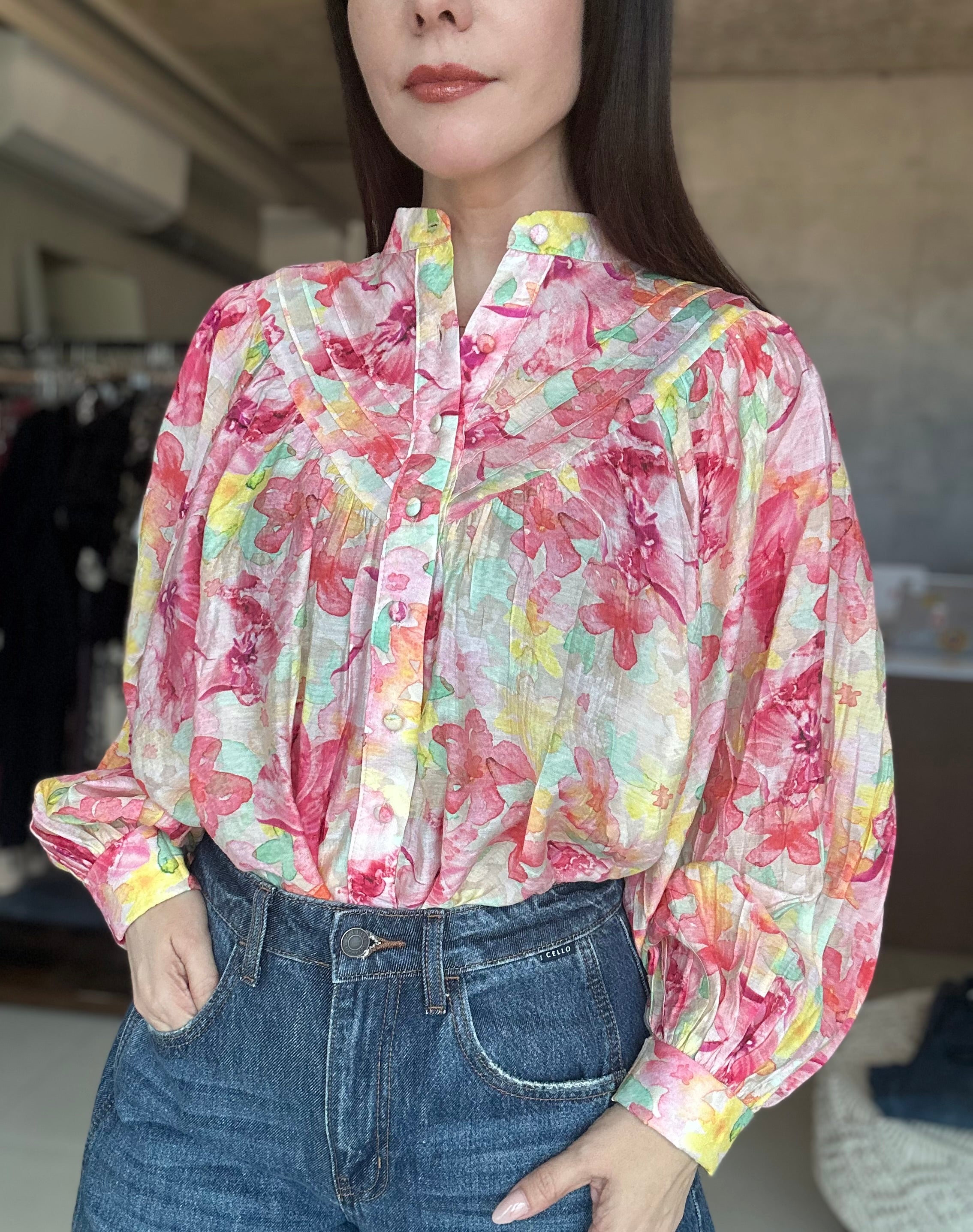 Watercolor Blouse