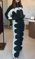 Lace Trim BlacK Set