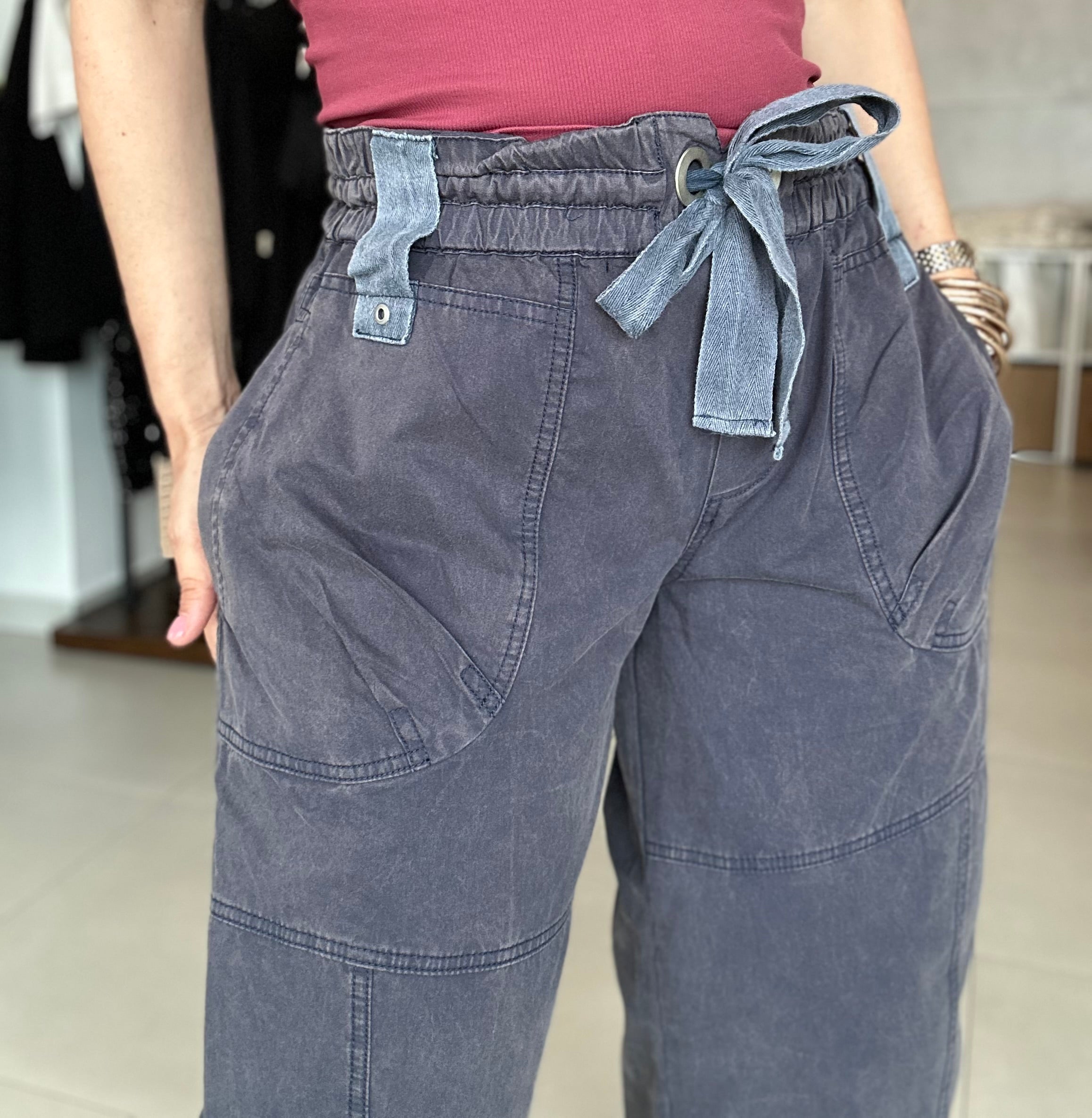 Mineral Washed Jogger Pants