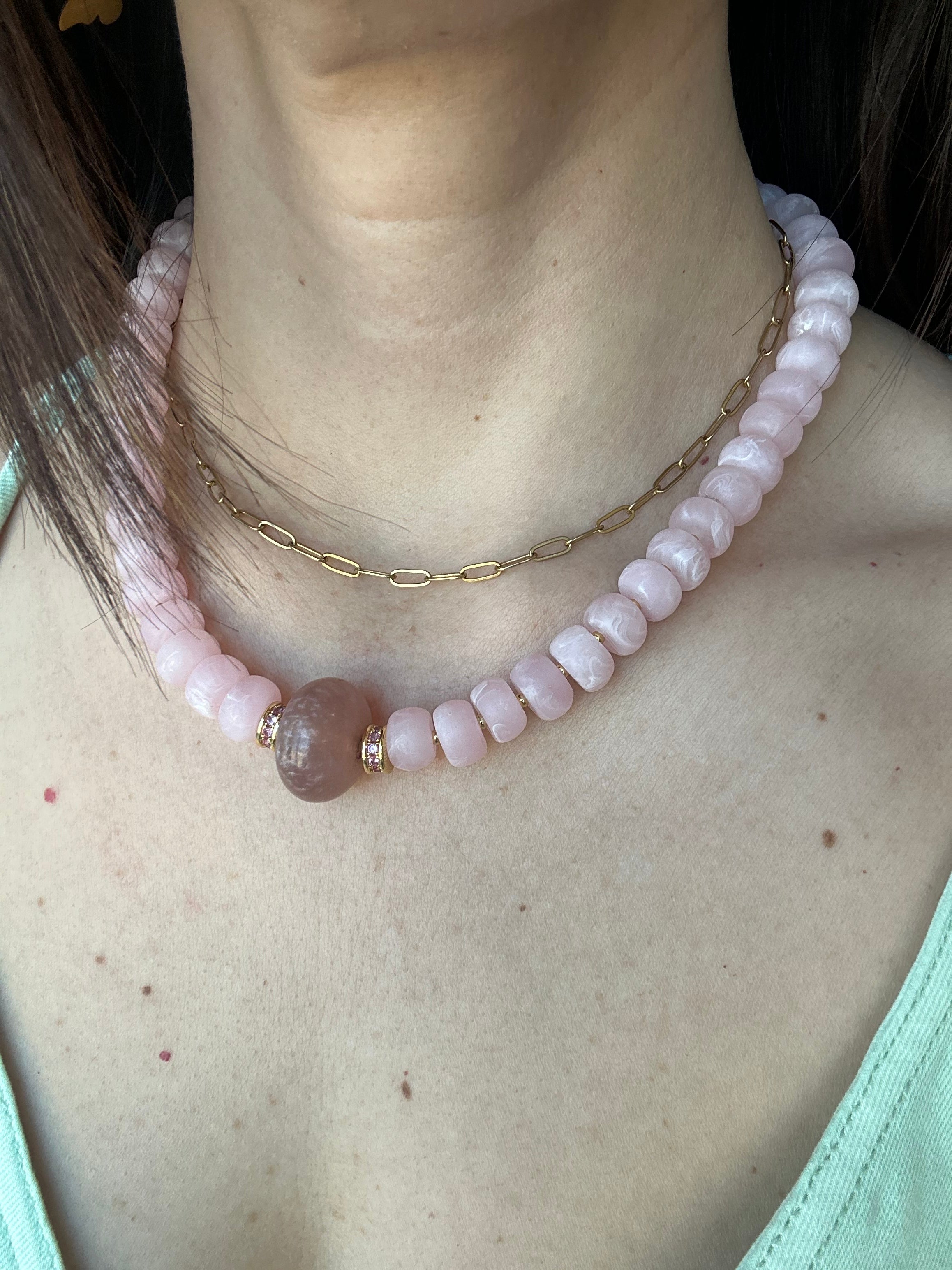 Light PInk Necklace