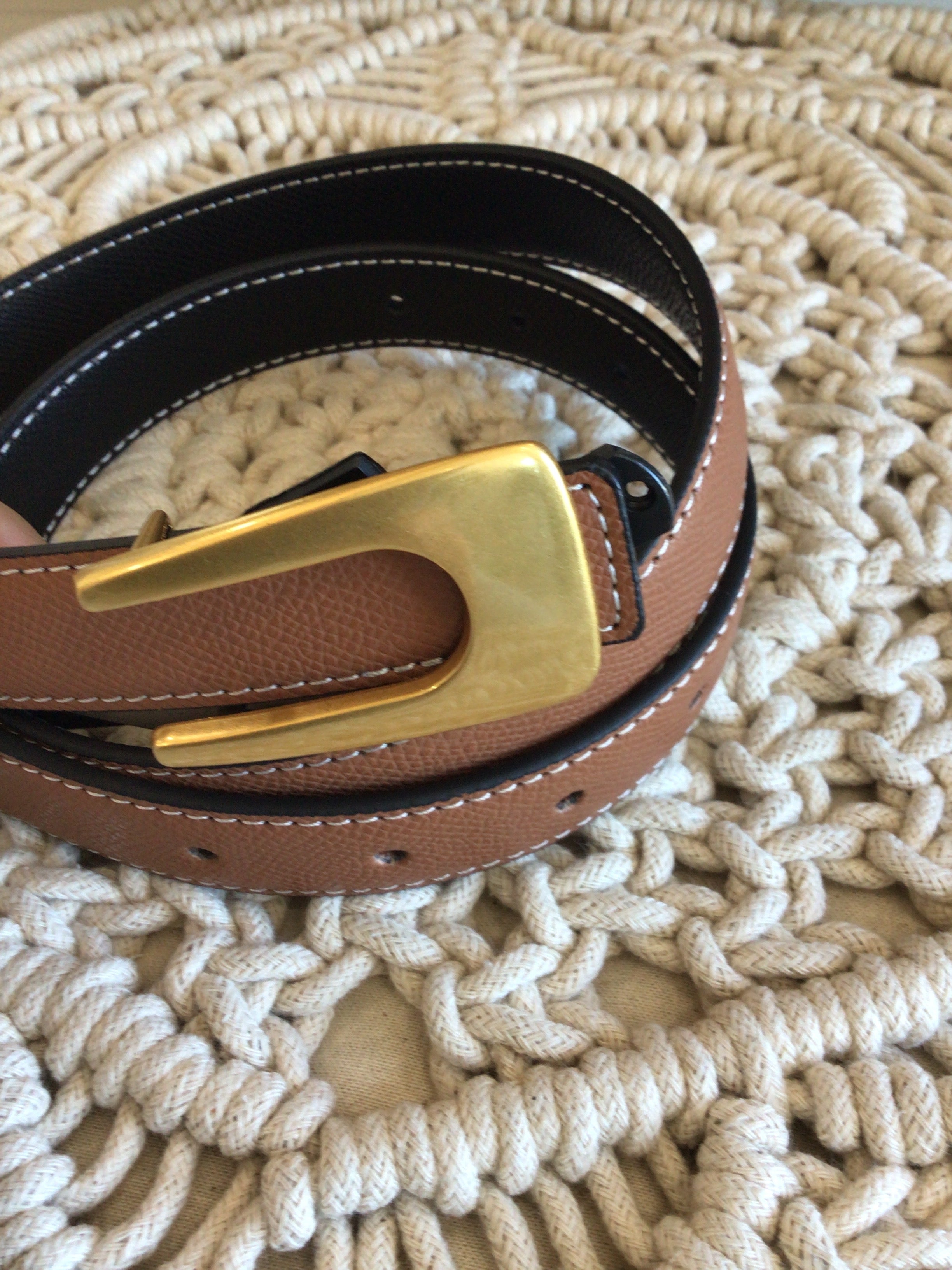 U Buckle Reversible Belt