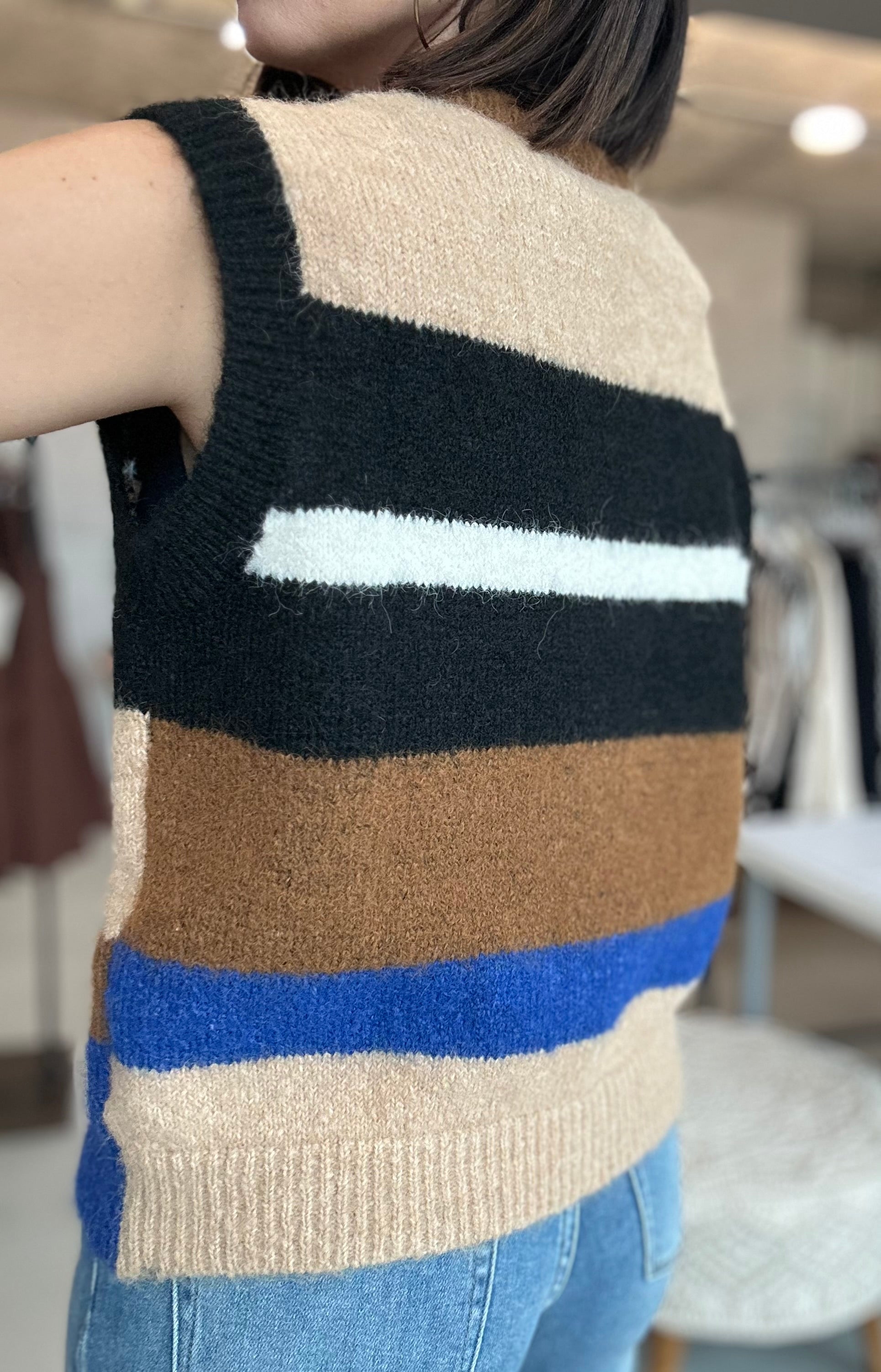 Fluffy Boxy Vest