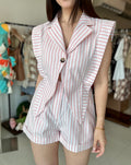 Pink Blazer Romper