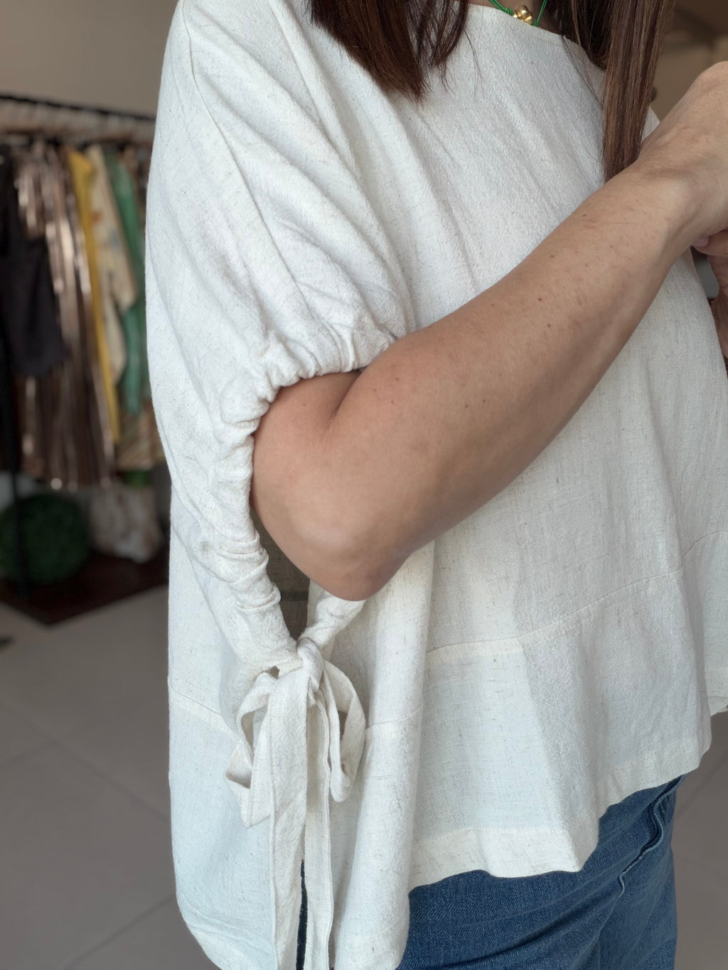 Tie Sleeve Top