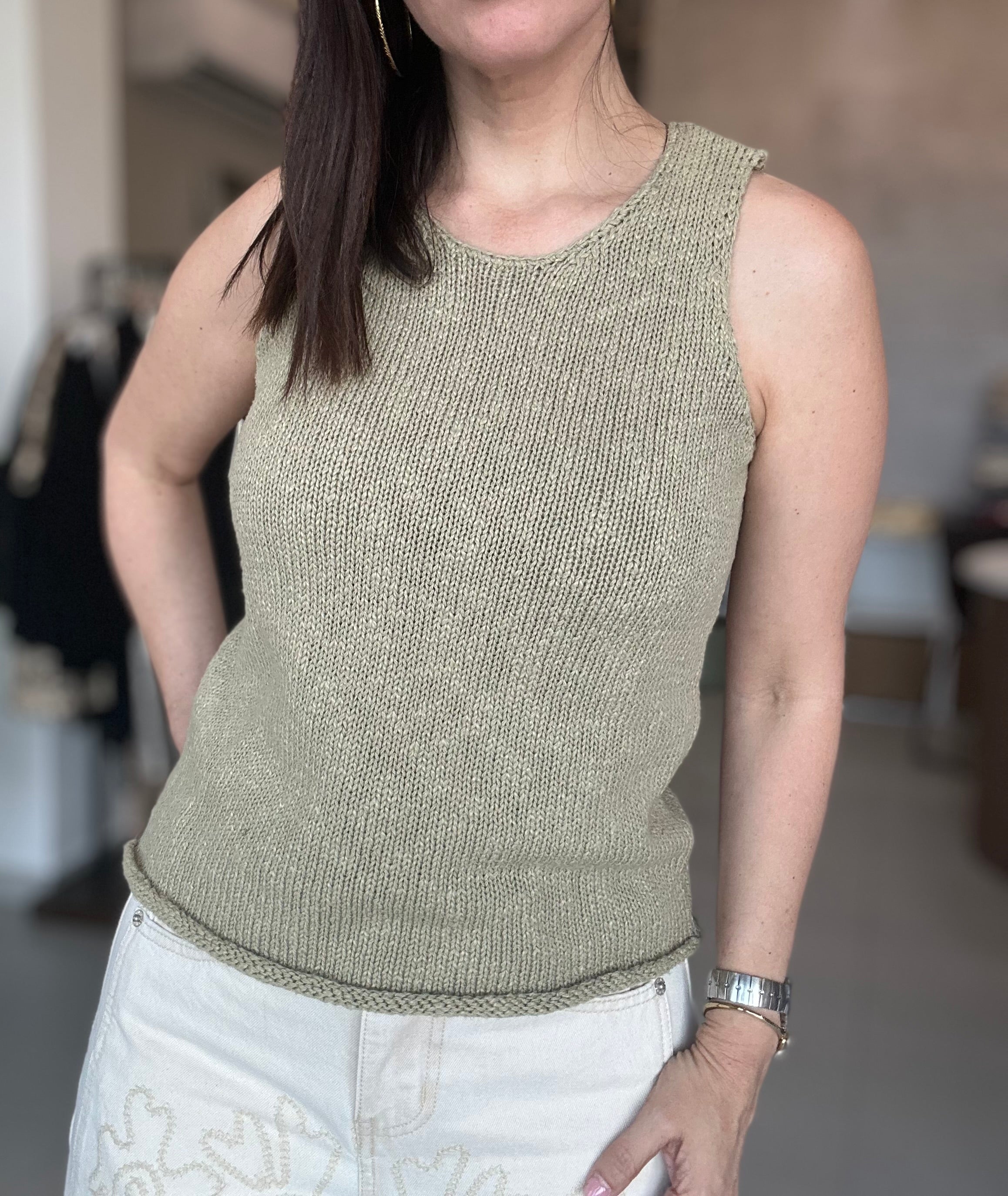 Knitted Herb Top