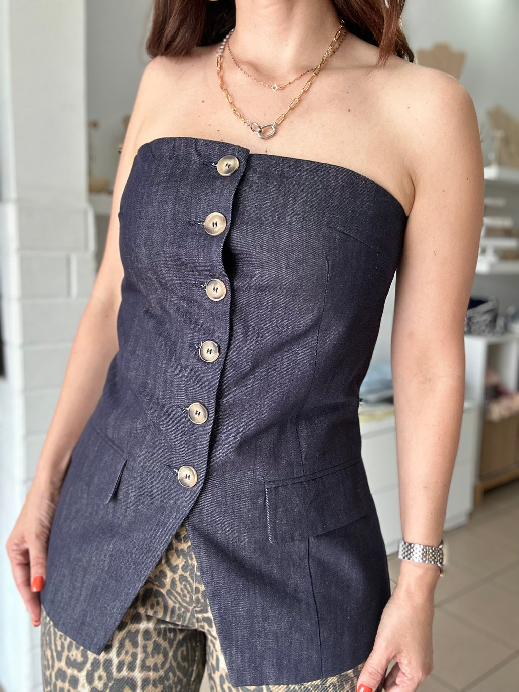 Strapless Vest