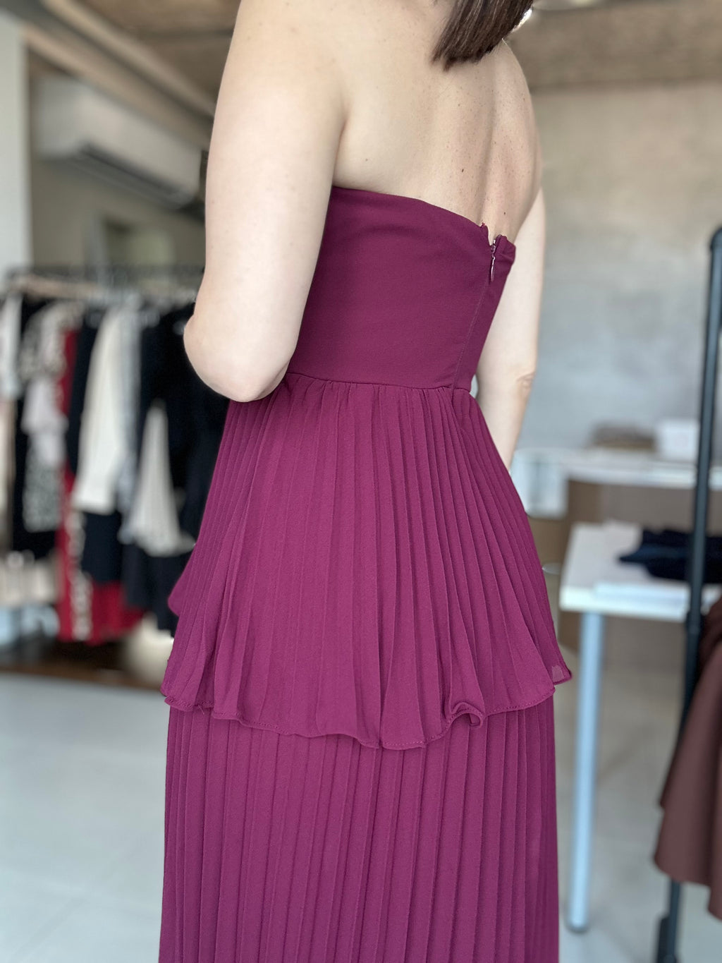Wine Formal Dress