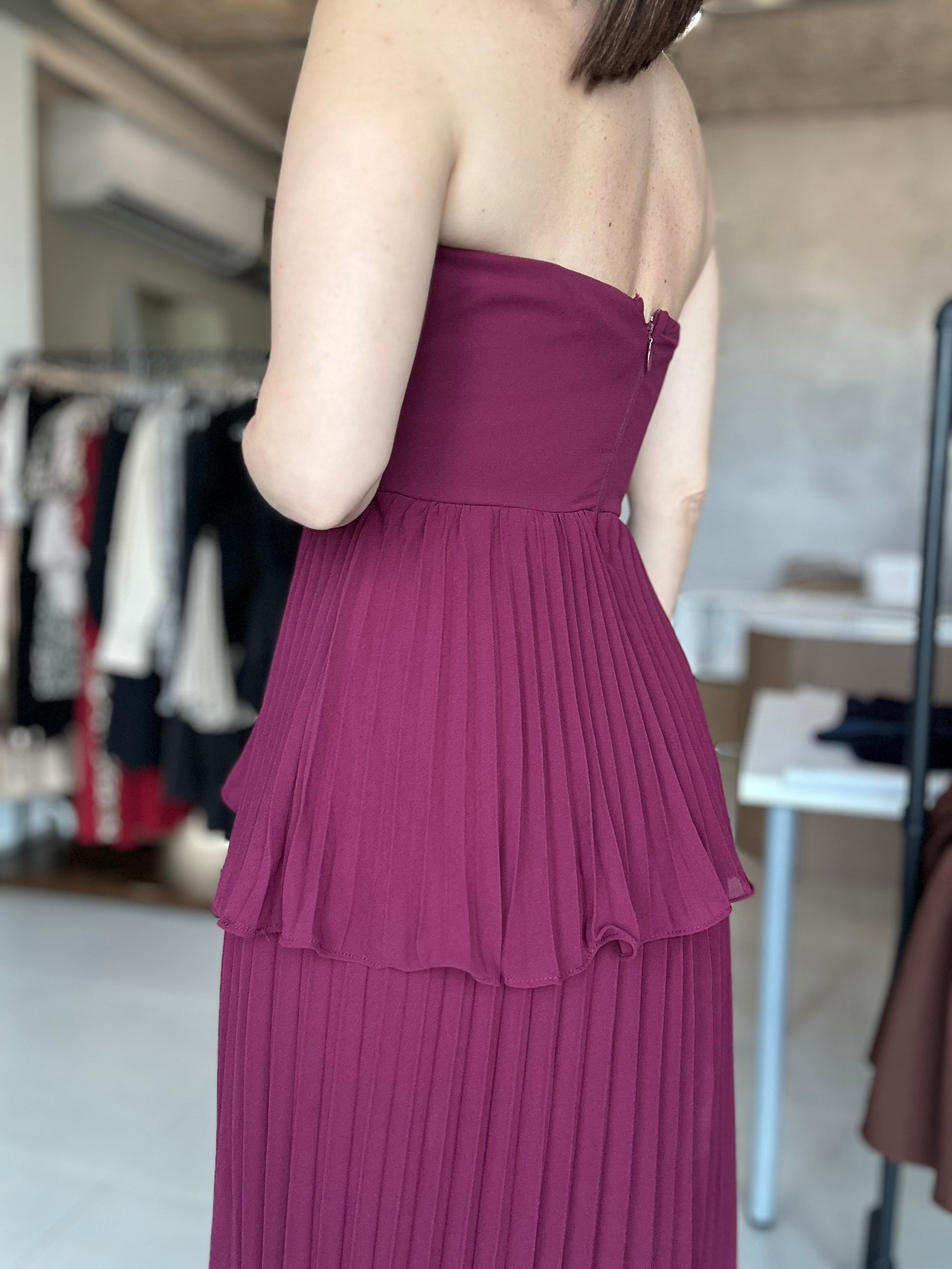 Wine Formal Dress