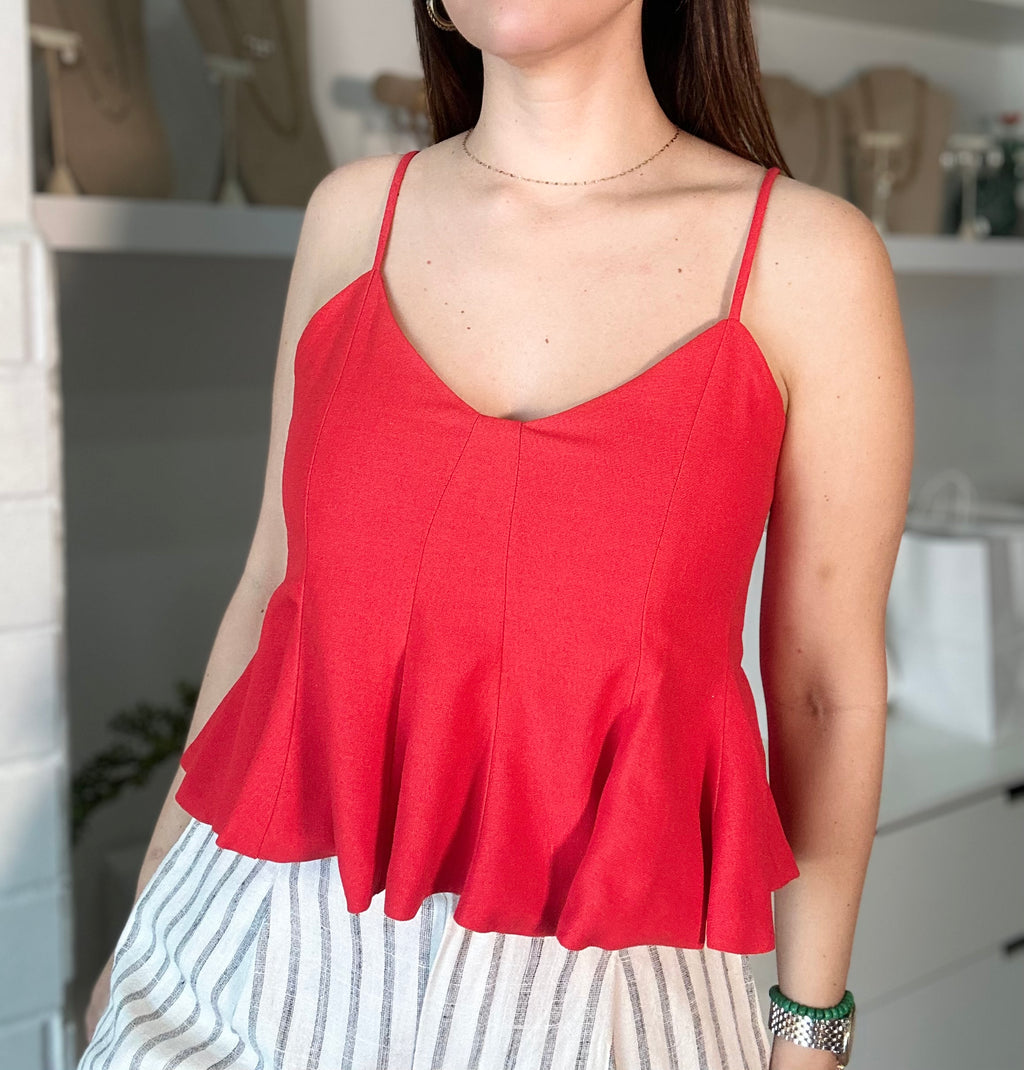 Babydoll Linen Top