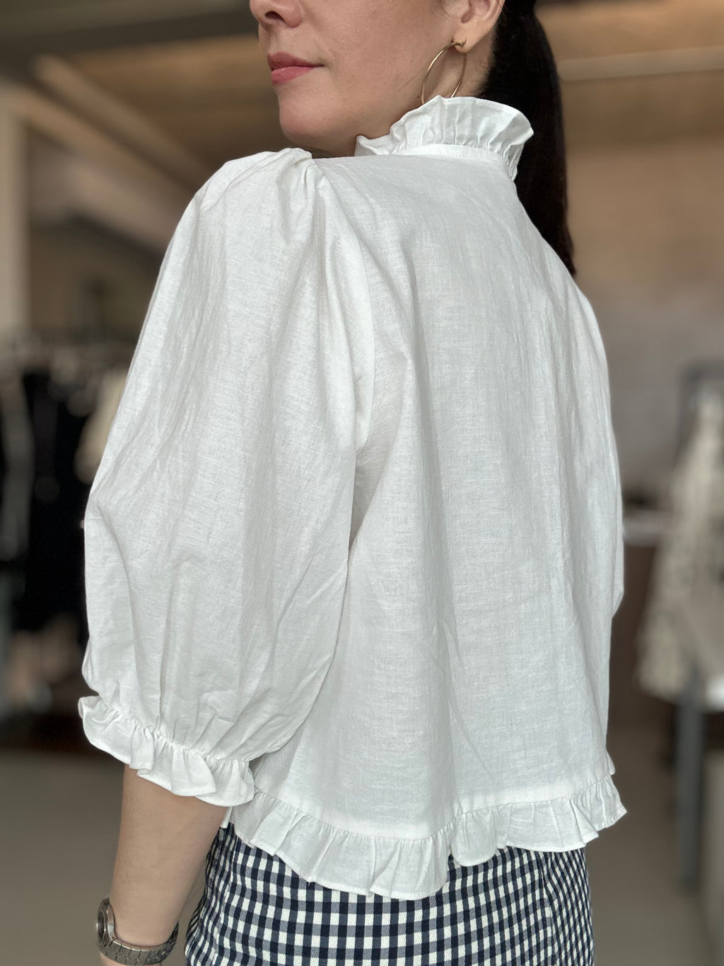 Sweet Rufle Blouse