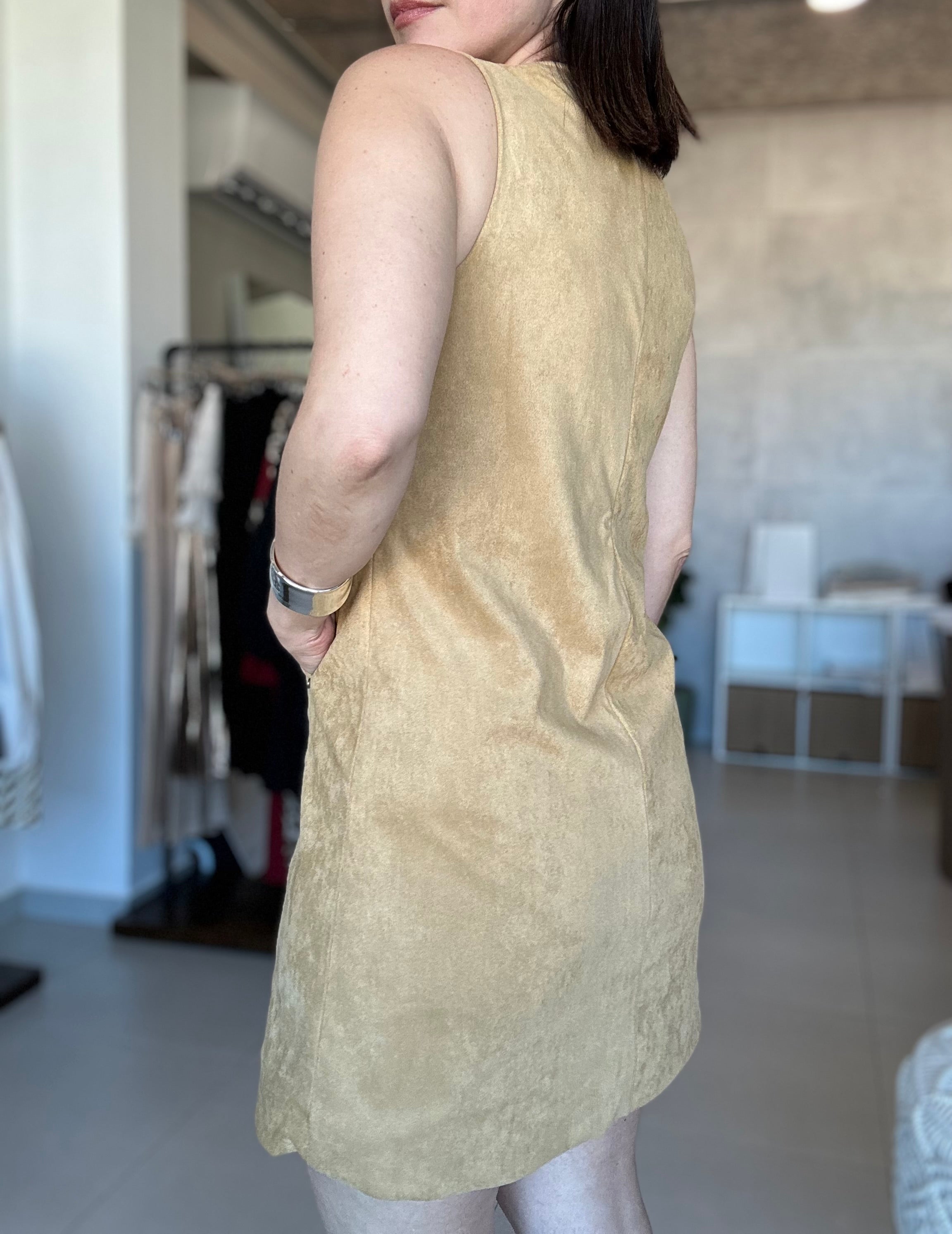 Suede Dress