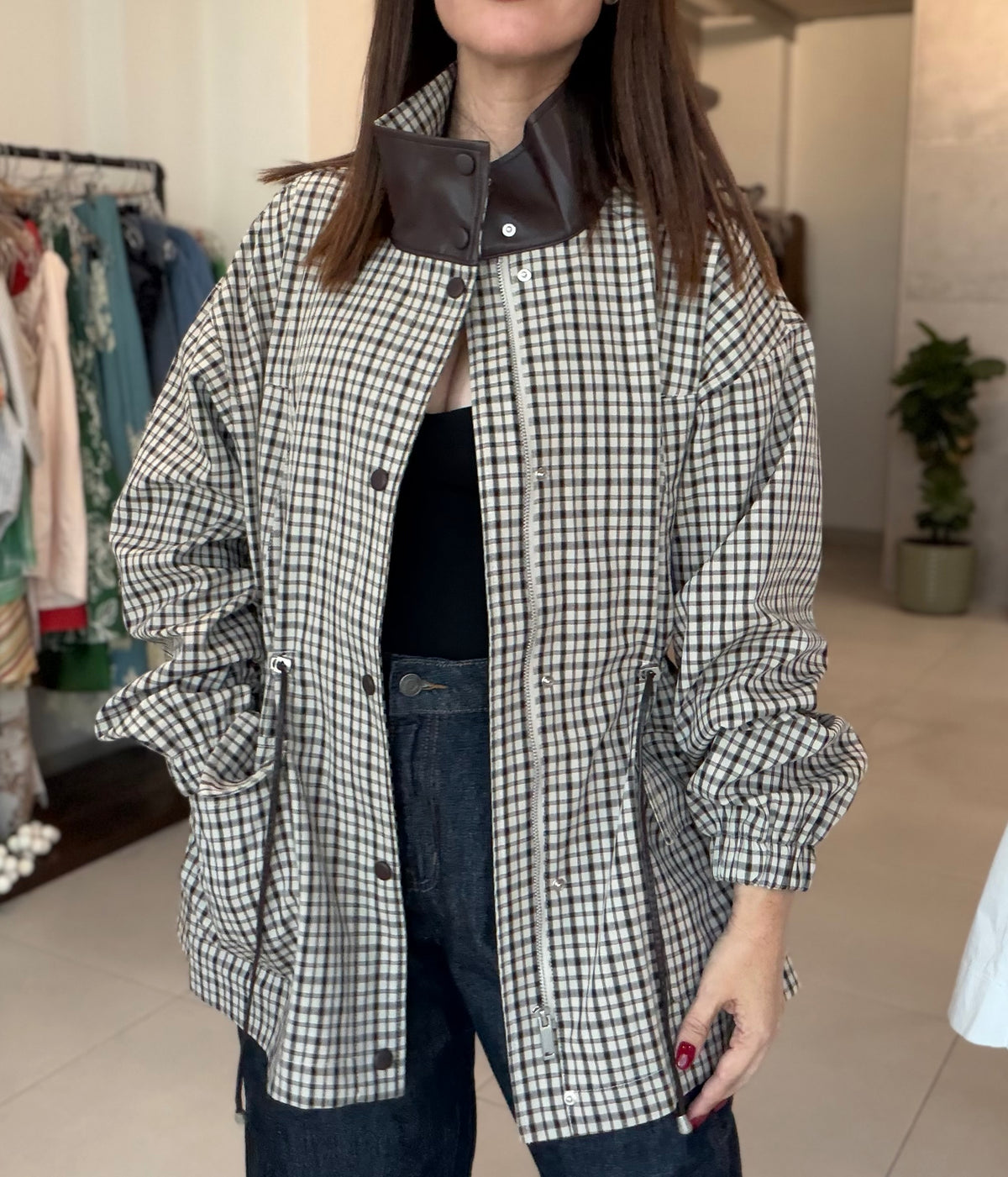 Plaid Cotton Jacket