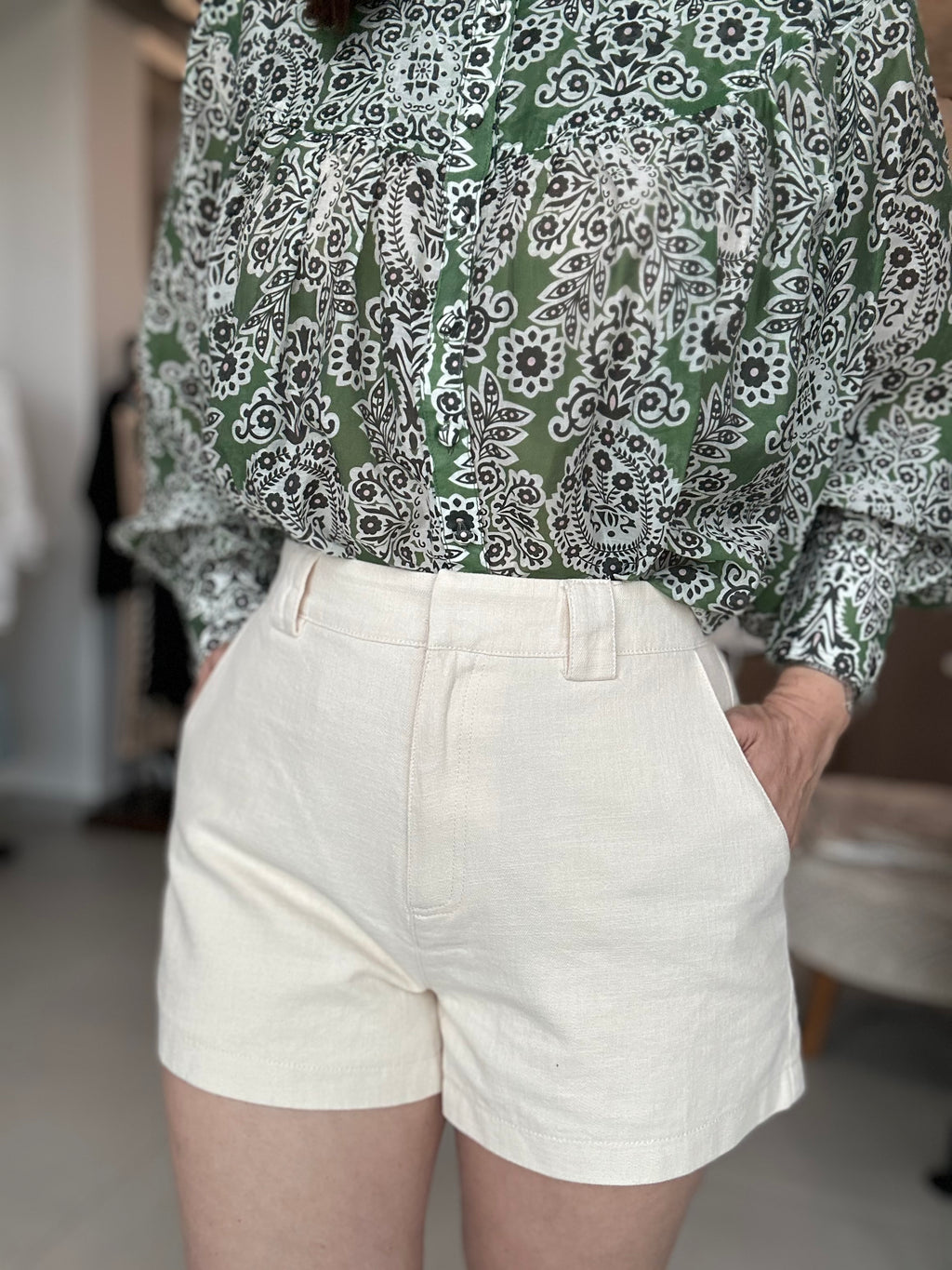 Asymmetric Vest and Shorts Set