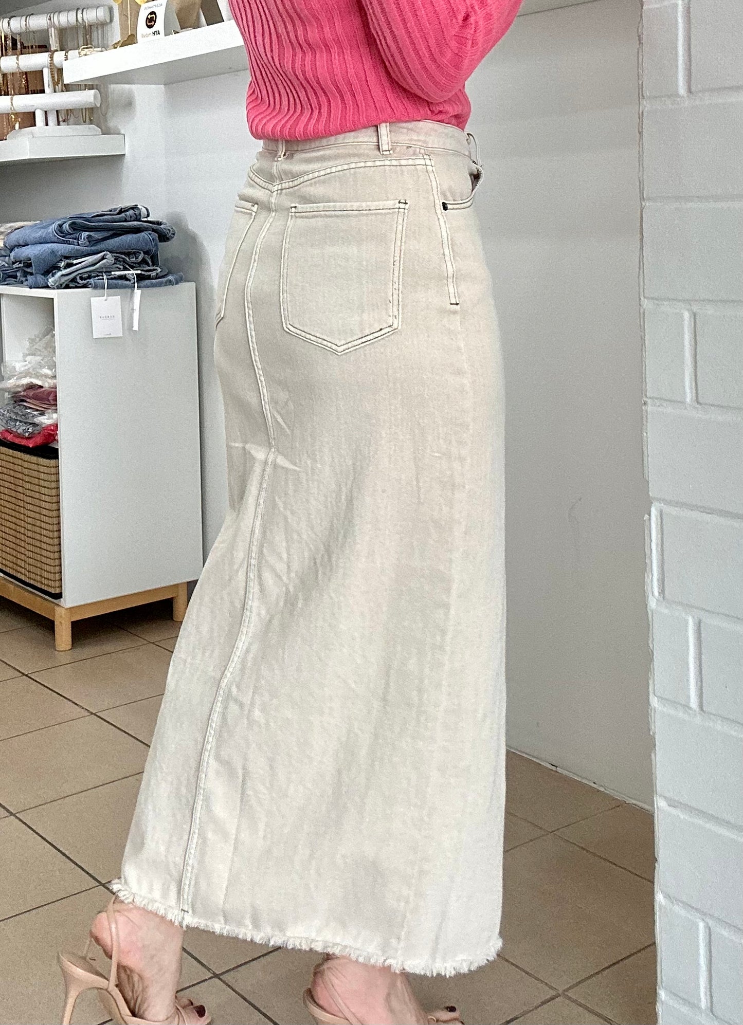 Front Split Skirt