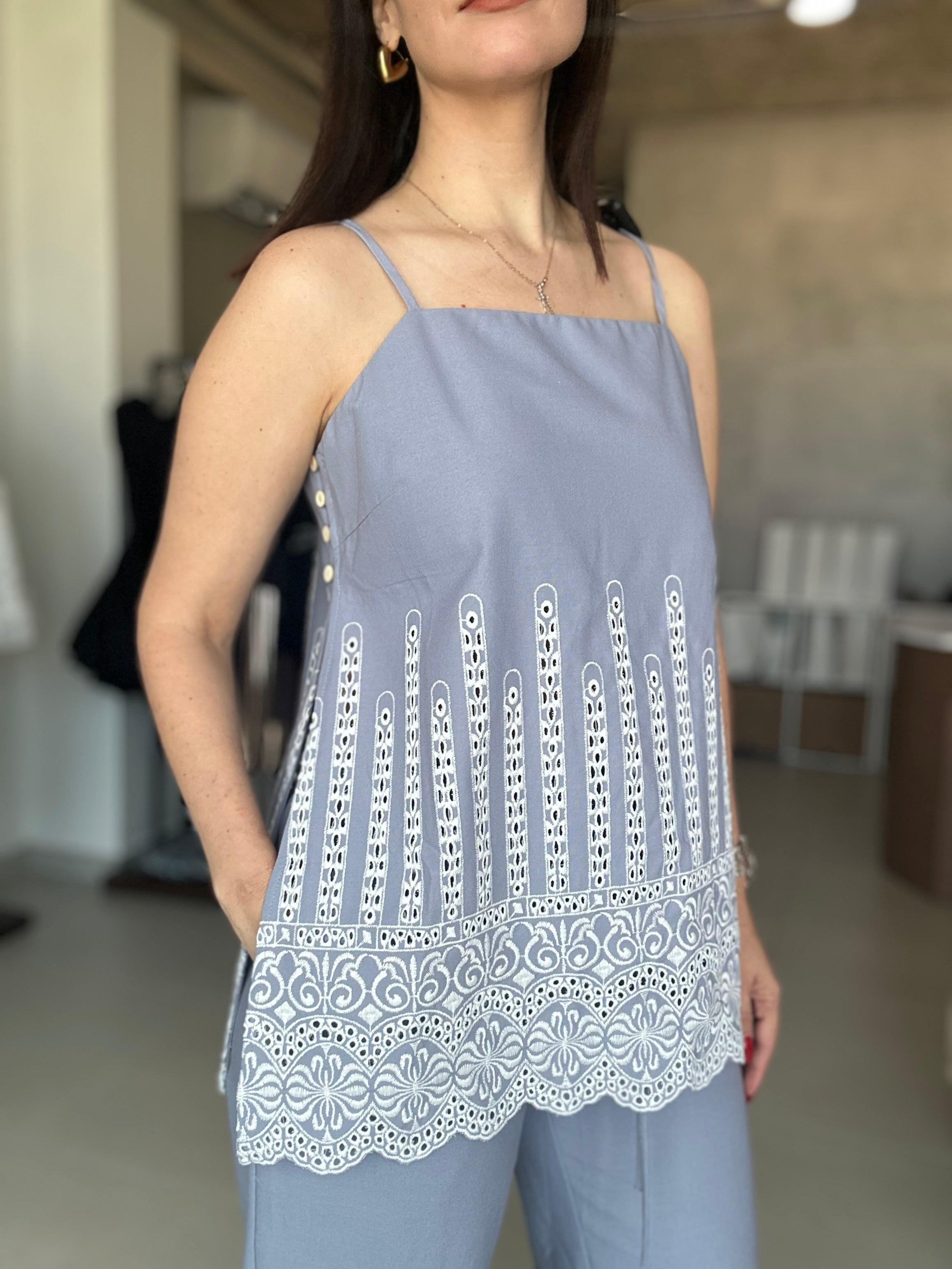 Elegant Embroidered Set