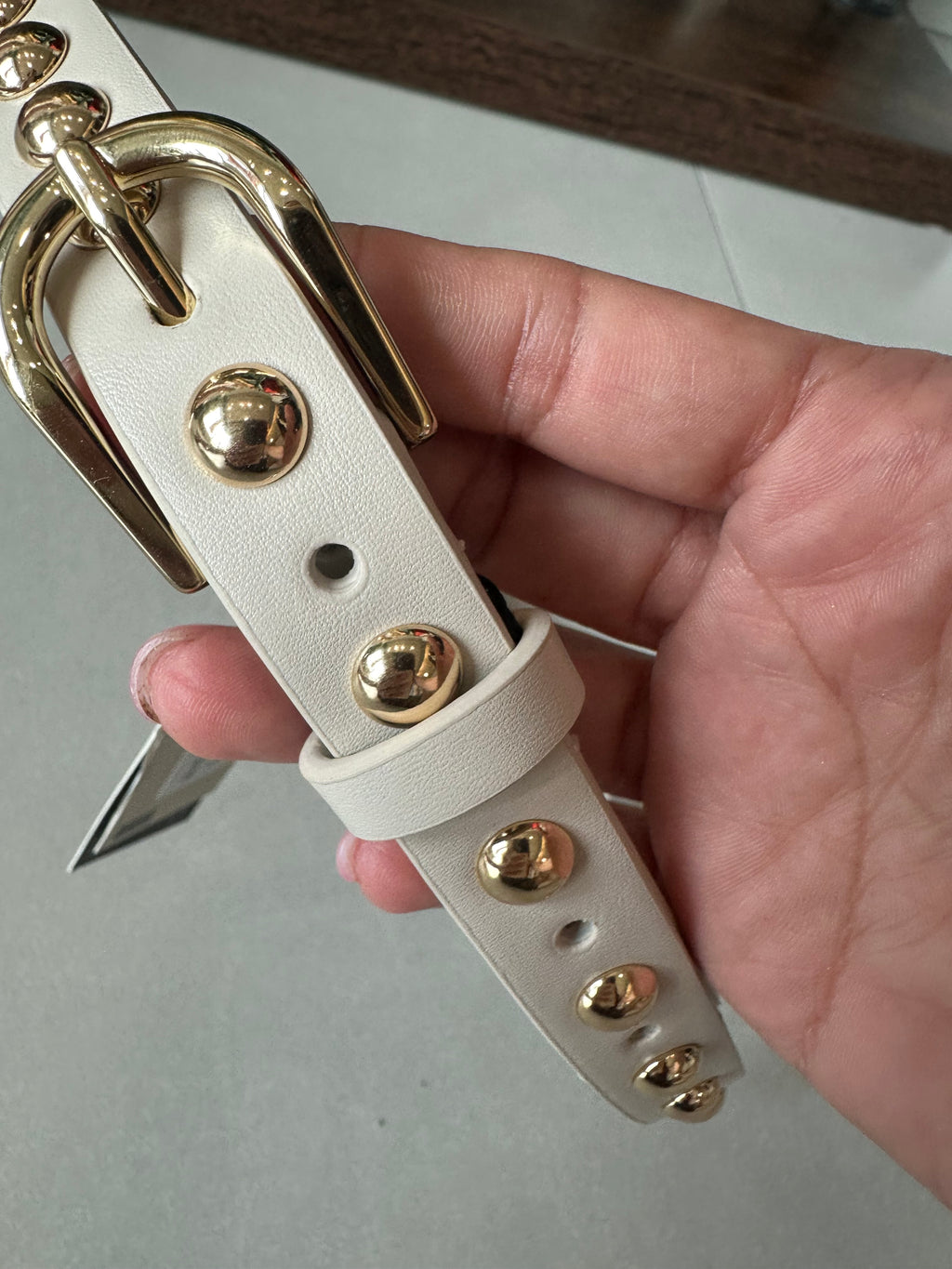 Skinny Studded Belt