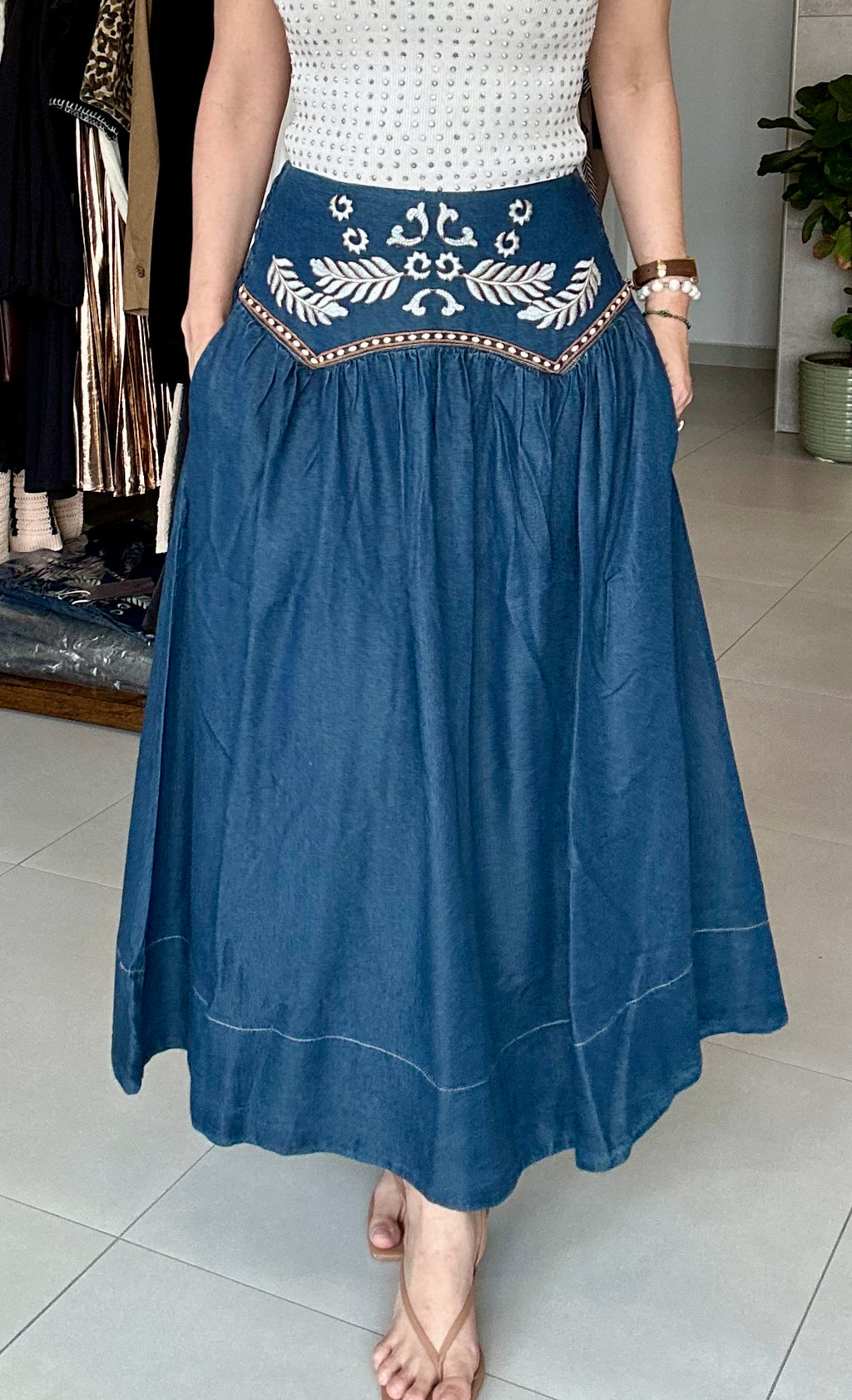 Embroidered Skirt