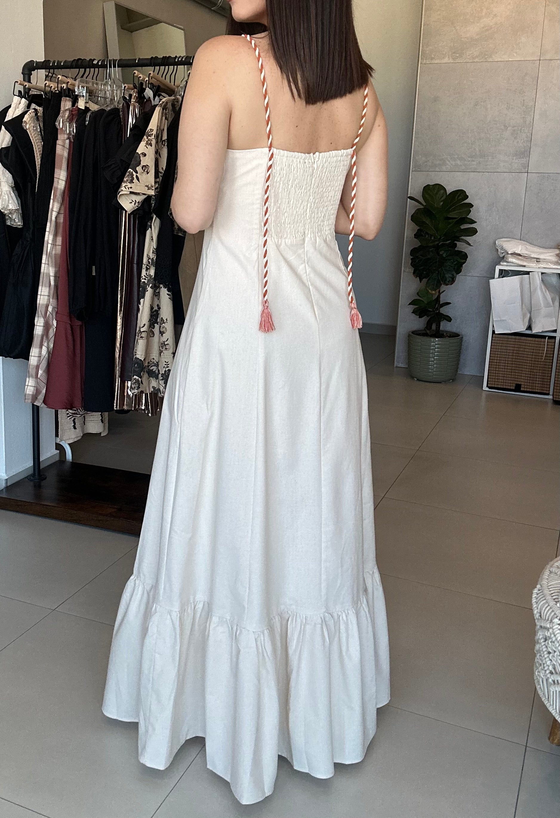 Twisted Strap Maxi Dress