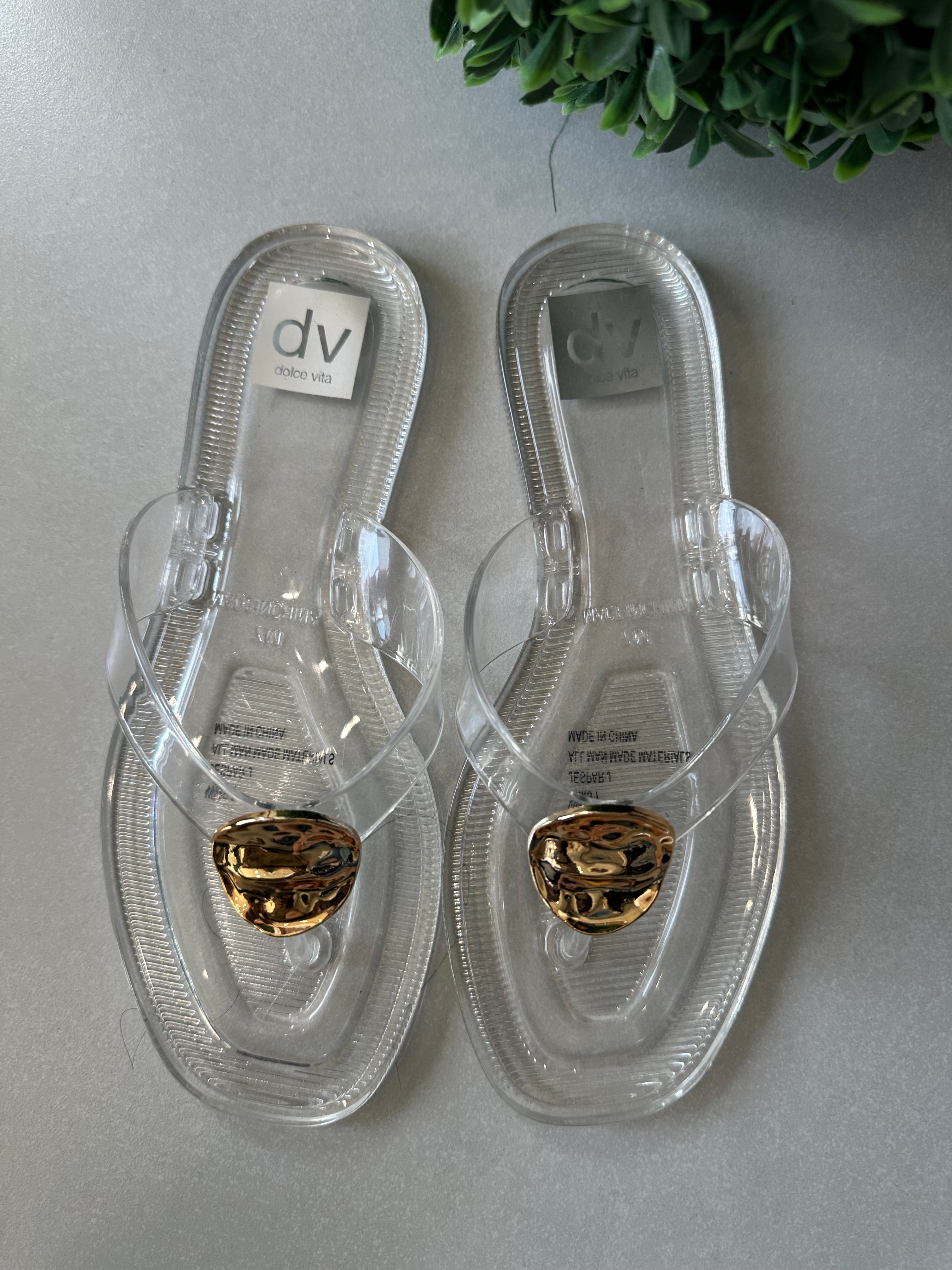 Clear Sandal by DV