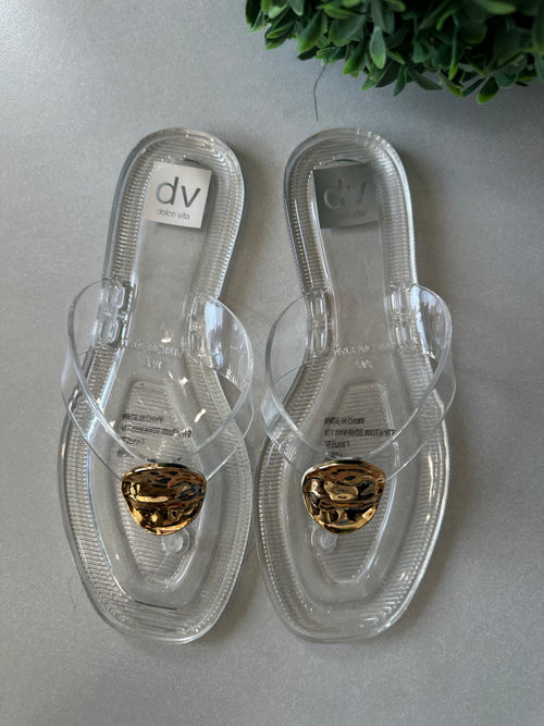 Clear Sandal by DV