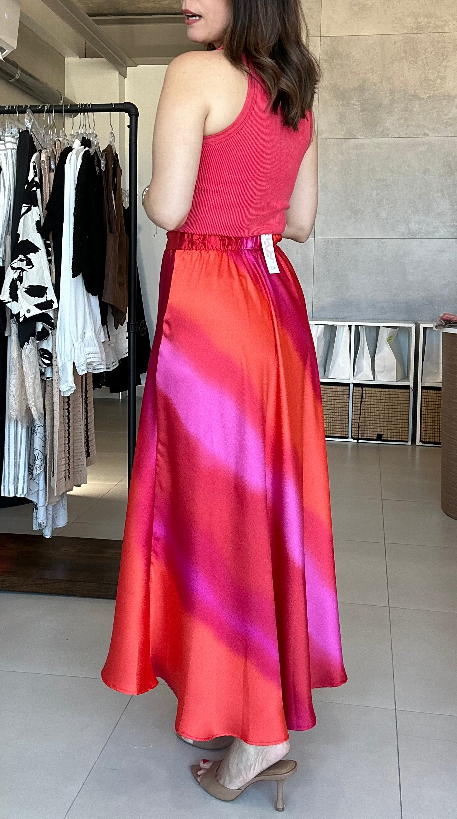 Red Starburst Skirt
