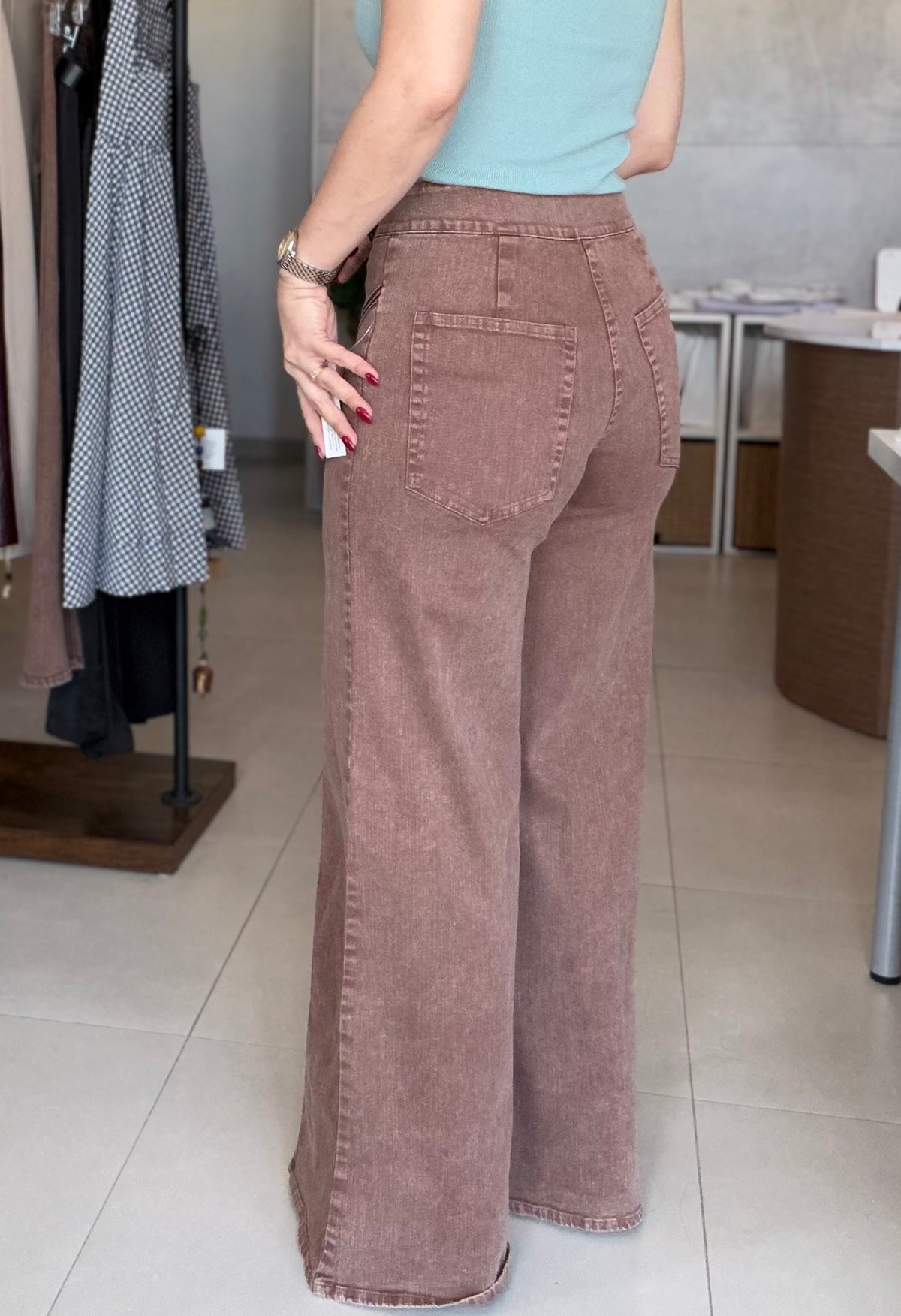 Washed Choco Pant