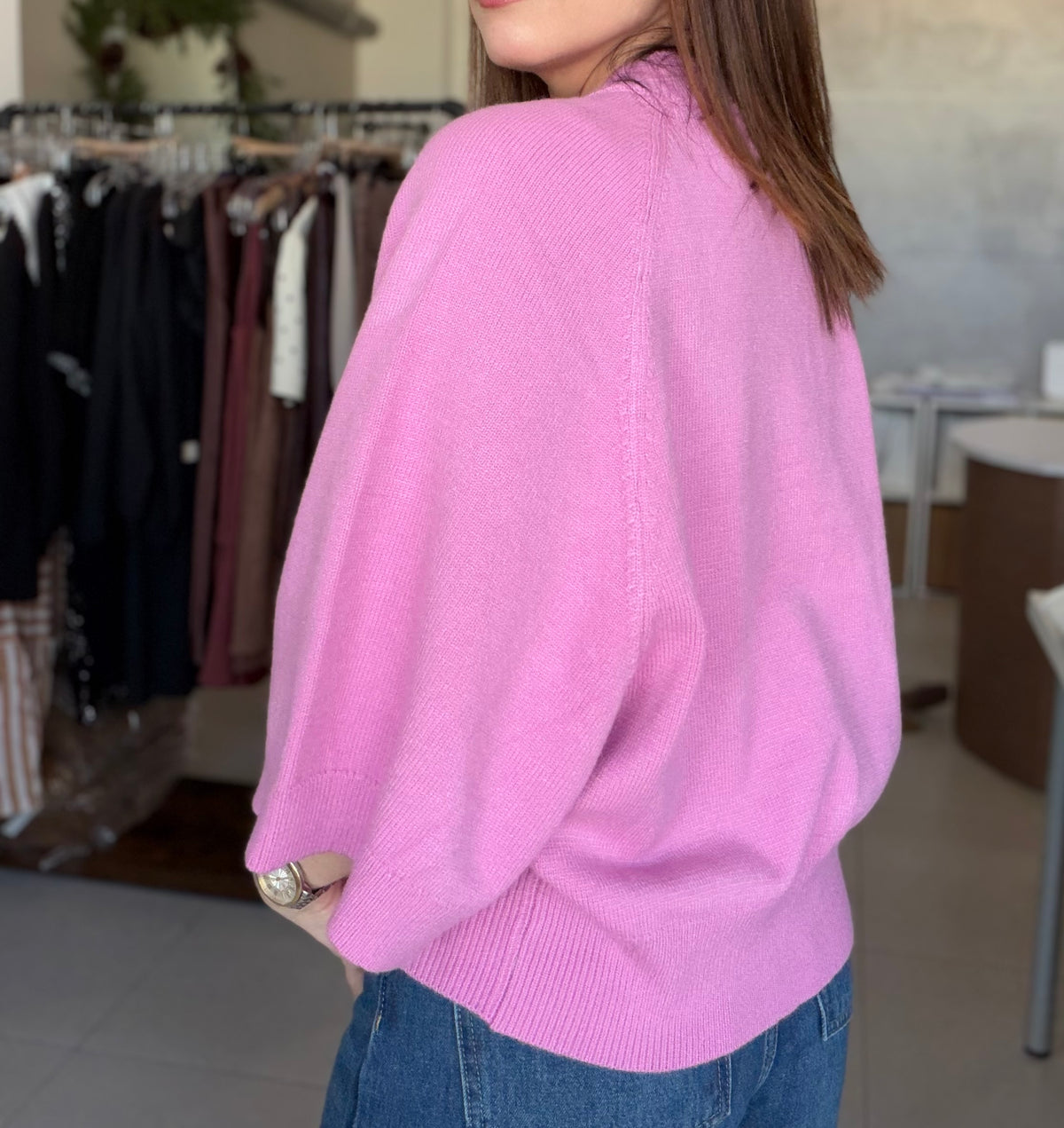 Pink Cardigan