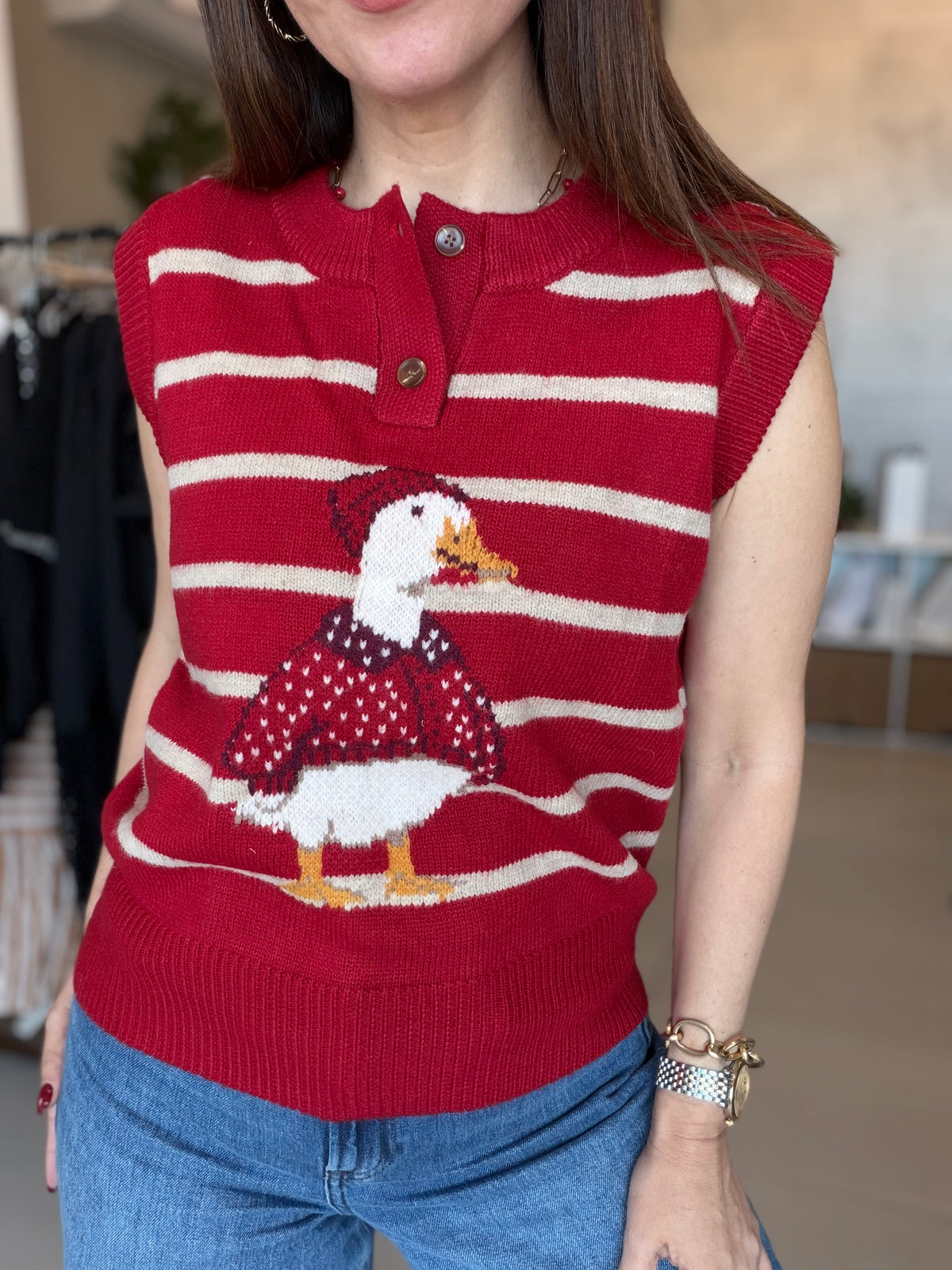 Duck Sweater Vest