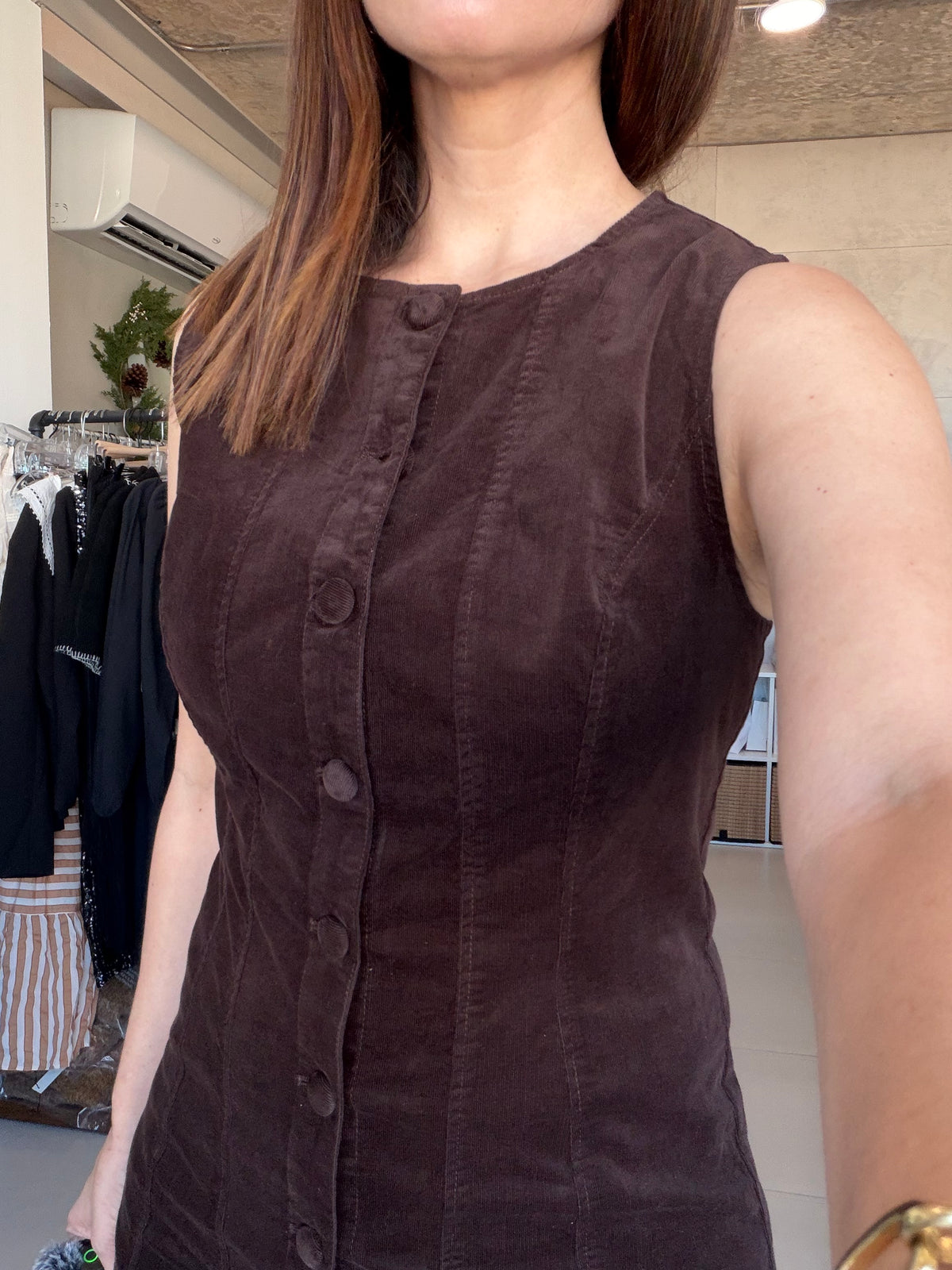 Corduroy Midi Dress