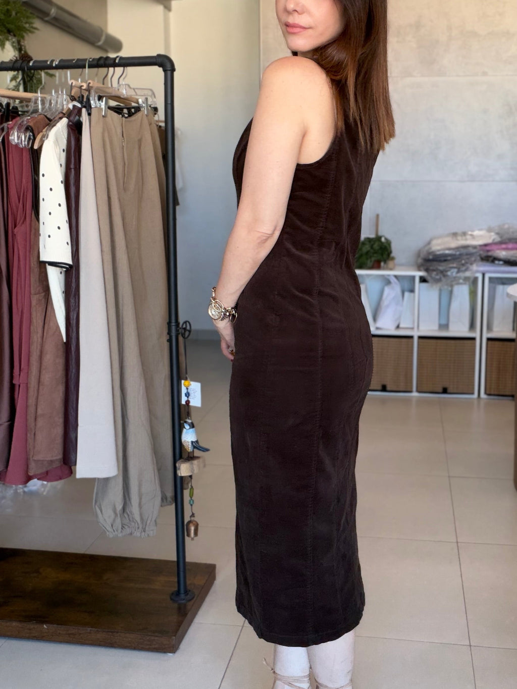 Corduroy Midi Dress