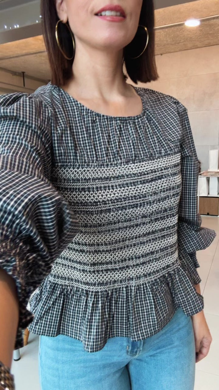 Smocking Cute Blouse