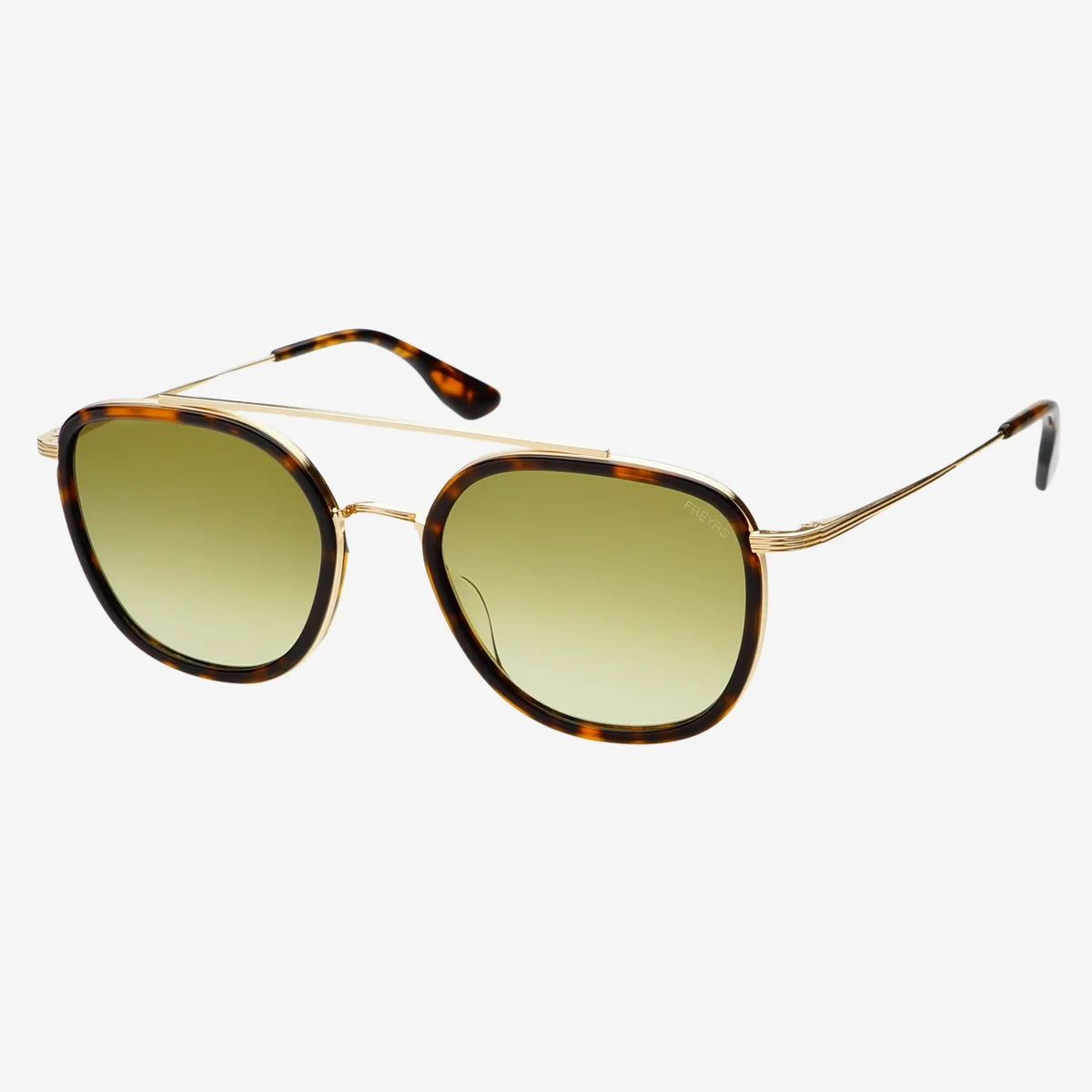 West Dark Tortoise / Yellow Gradient Lens